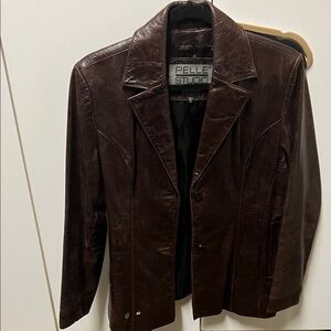 Pelle Studio Dark Brown Leather Jacket